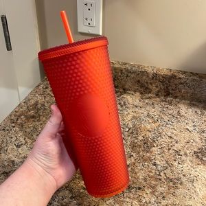 Starbucks USA Jelly Red Venti Studded Tumbler